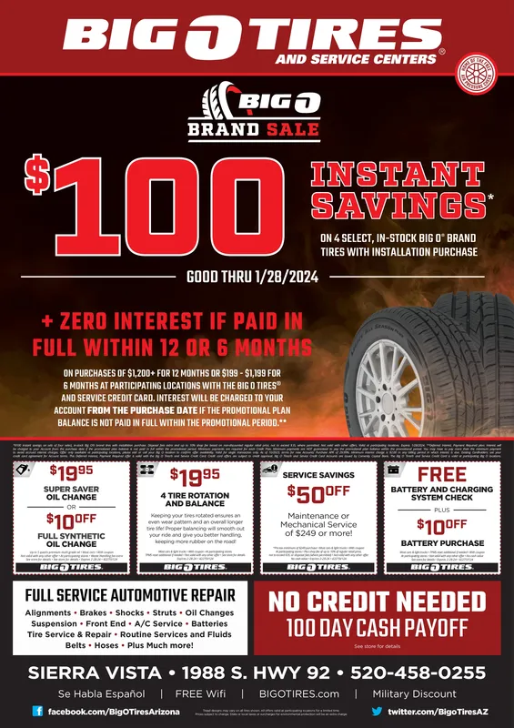 Big O Tires Oil Change Prices 2024 Complete Comparison